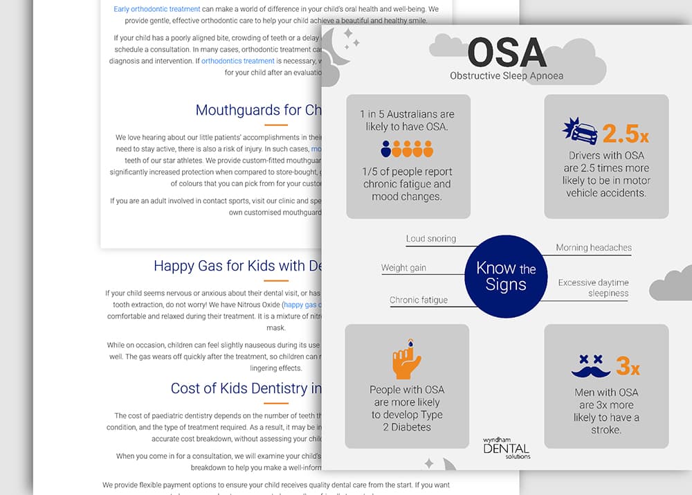 Content Strategy - Wyndham Dental